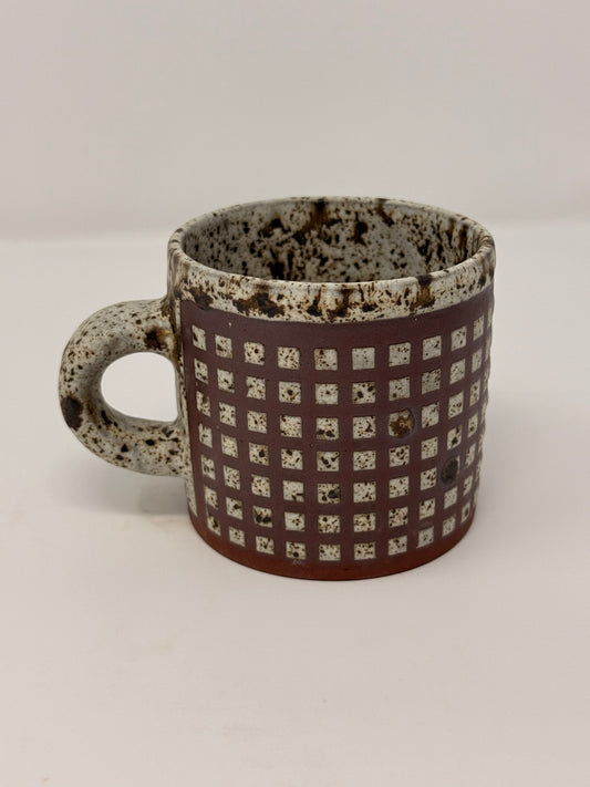 Small Square Red Velvet Mug